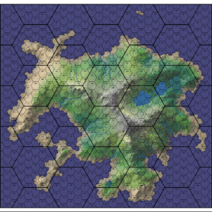Isle of Minocra campaign map